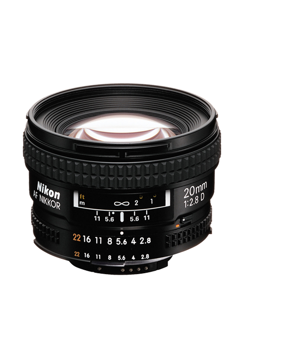 Nikon 20mm f/2.8D AF Nikkor Lens, lenses slr lenses, Nikon - Pictureline 