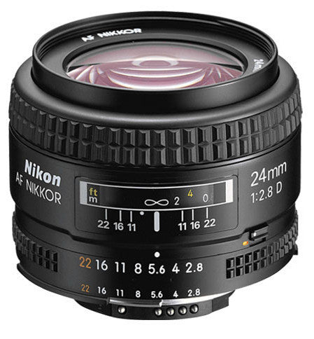Nikon 24mm f/2.8D AF Nikkor Lens, lenses slr lenses, Nikon - Pictureline 