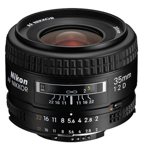 Nikon 35mm f/2D AF Nikkor Lens, lenses slr lenses, Nikon - Pictureline 