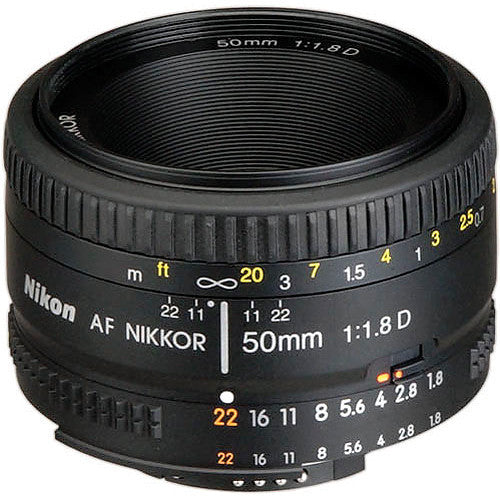 Nikon 50mm f/1.8D AF Nikkor Lens, lenses slr lenses, Nikon - Pictureline  - 1