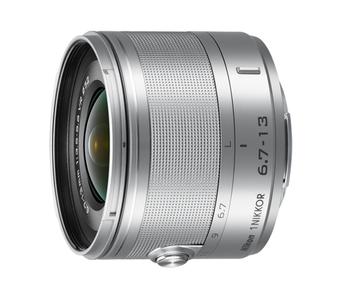 Nikon 1 Nikkor 6.7-13mm f/3.5-5.6 VR Lens Silver, lenses mirrorless, Nikon - Pictureline  - 2