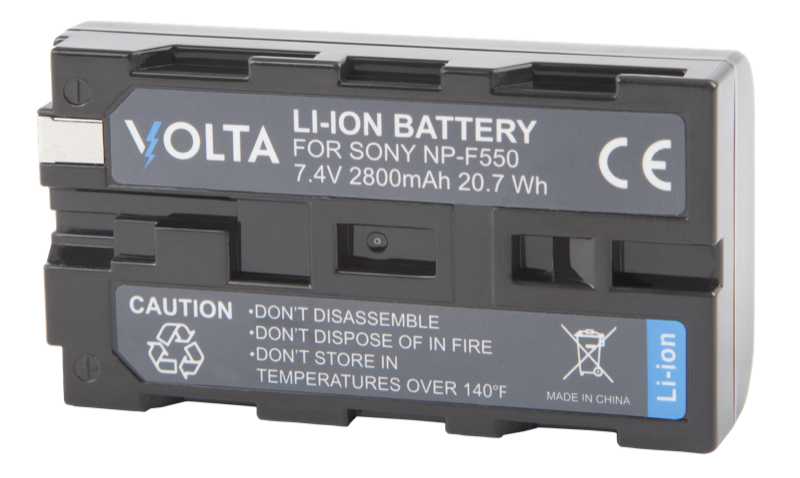 Volta NP-F550 Li-ion Rechargable Battery*, lighting led lights, F&V - Pictureline 