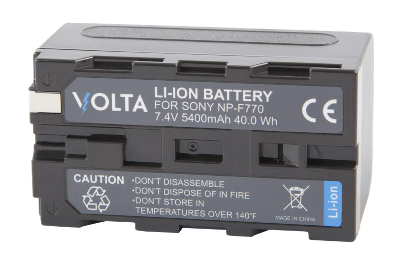 Volta NP-F770 Li-ion Rechargeable Battery*, lighting led lights, F&V - Pictureline 