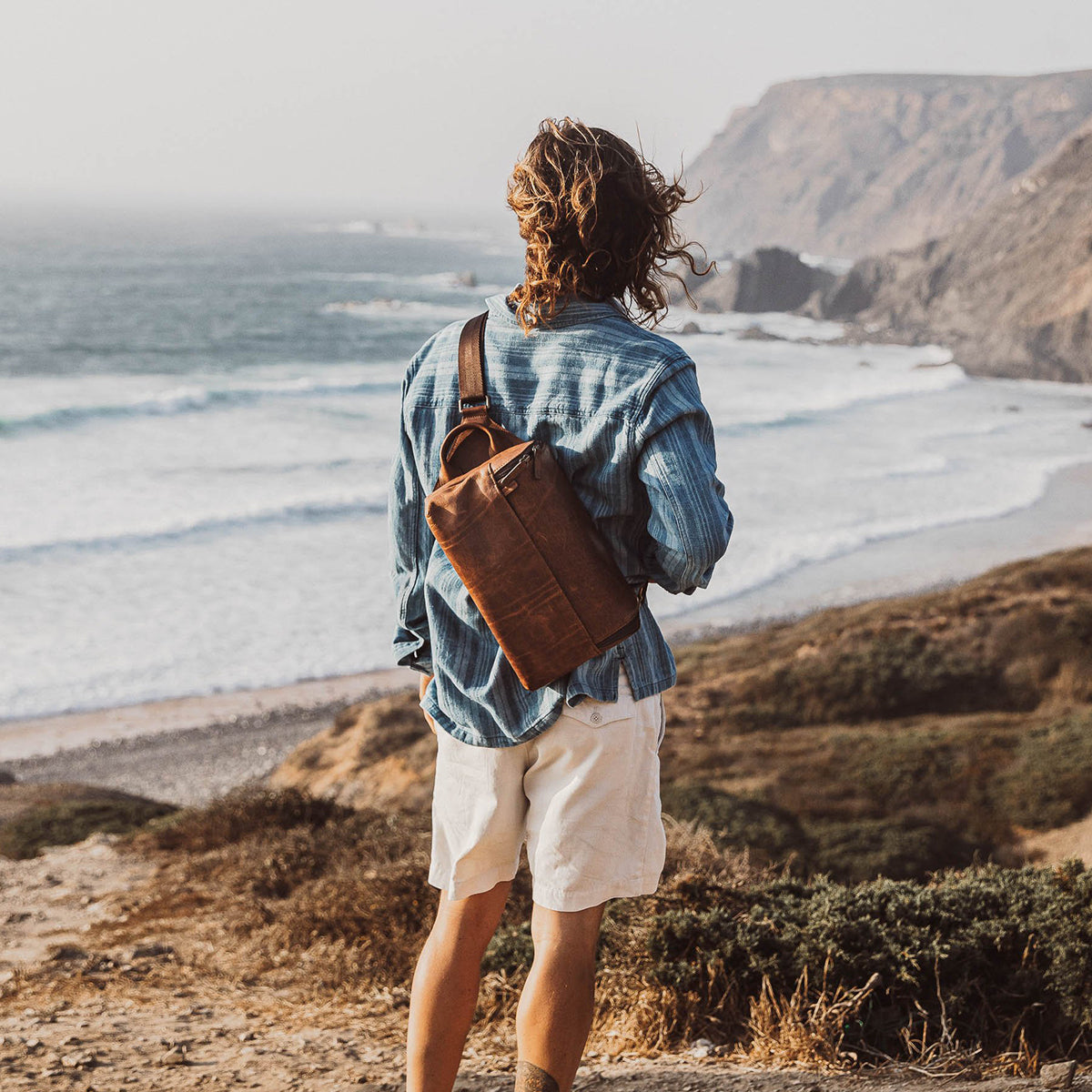 conocone コノコネ　おもちボディバッグ　アンティークリネン conocone コノコネ おもちボディバッグ アンティークリネン