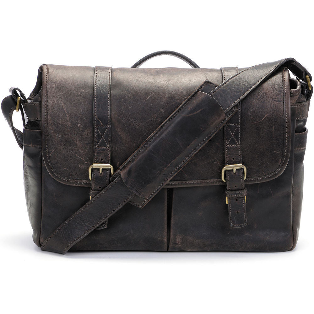 ONA The Brixton Camera and Laptop Messenger Bag Dark Truffle Leather, bags shoulder bags, ONA - Pictureline  - 1