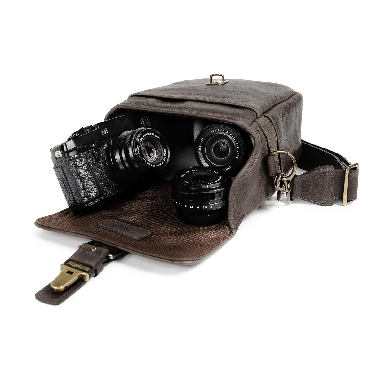 ONA Bond Street Leather Camera Bag Dark Truffle