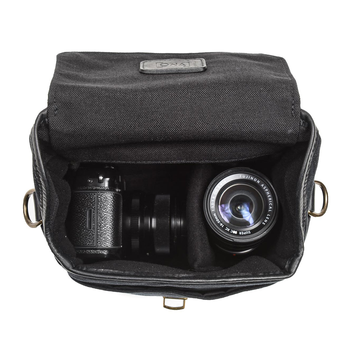 ONA Bond Street Canvas Camera Bag Black