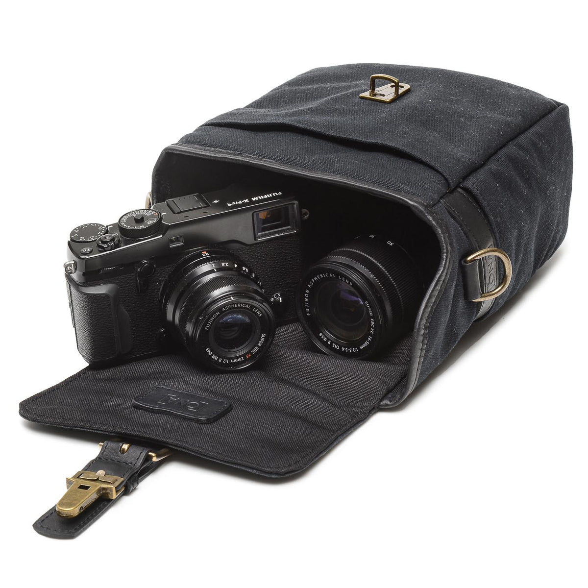 ONA Bond Street Canvas Camera Bag Black