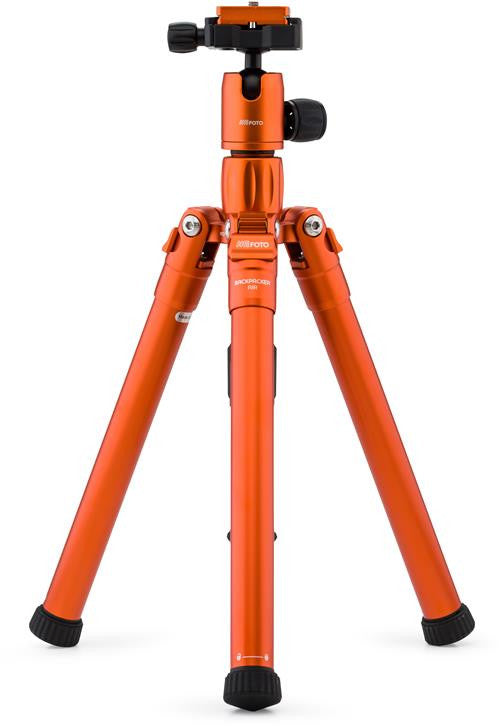 MeFOTO BackPacker Air Tripod Kit (Orange), tripods travel & compact, MeFOTO - Pictureline  - 1