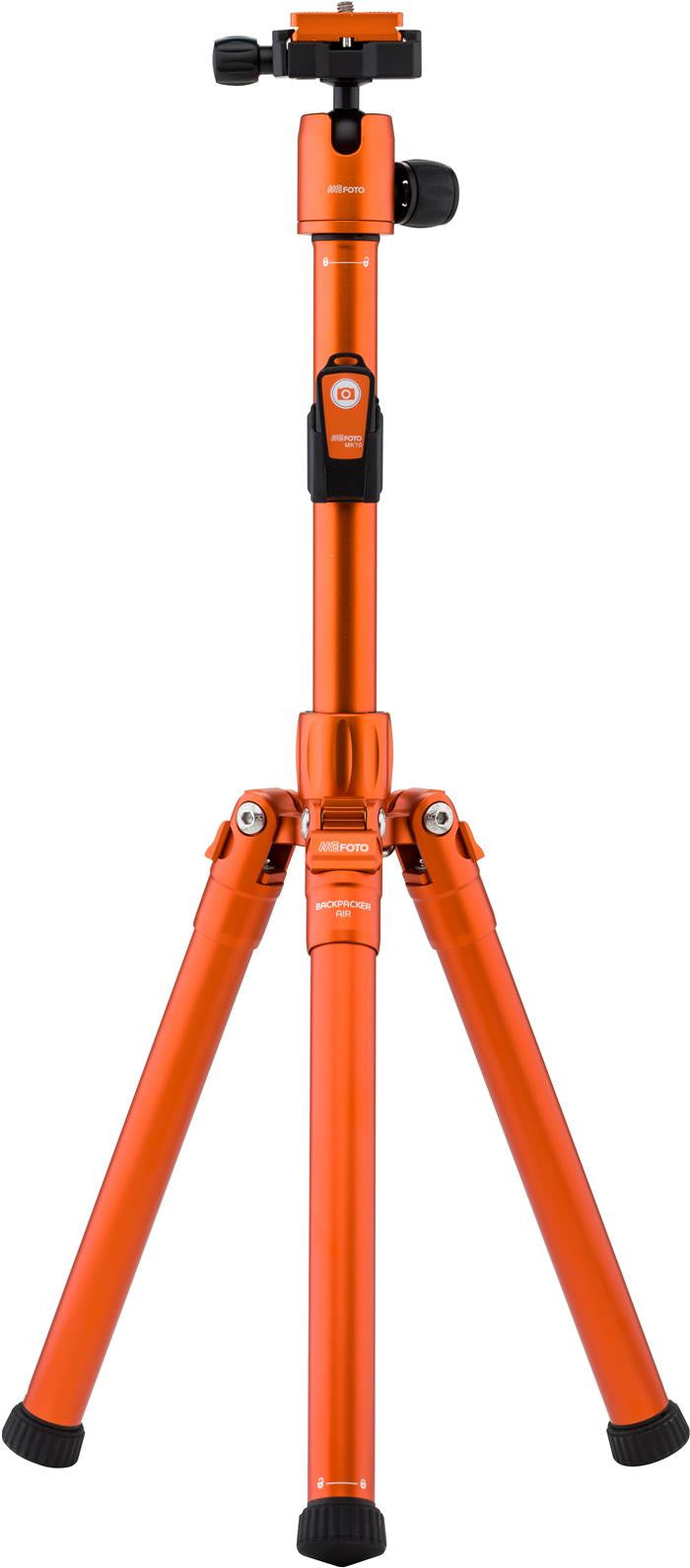 MeFOTO BackPacker Air Tripod Kit (Orange), tripods travel & compact, MeFOTO - Pictureline  - 2