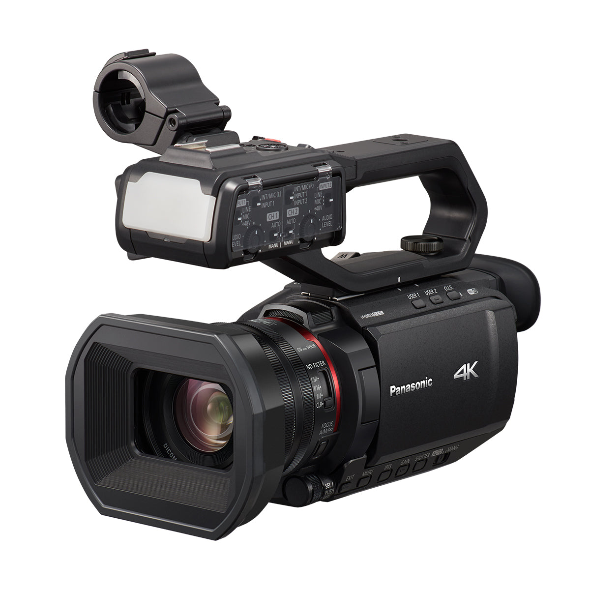 Panasonic HC-X2000 UHD 4K 3G-SDI/HDMI Pro Camcorder with 24x Zoom