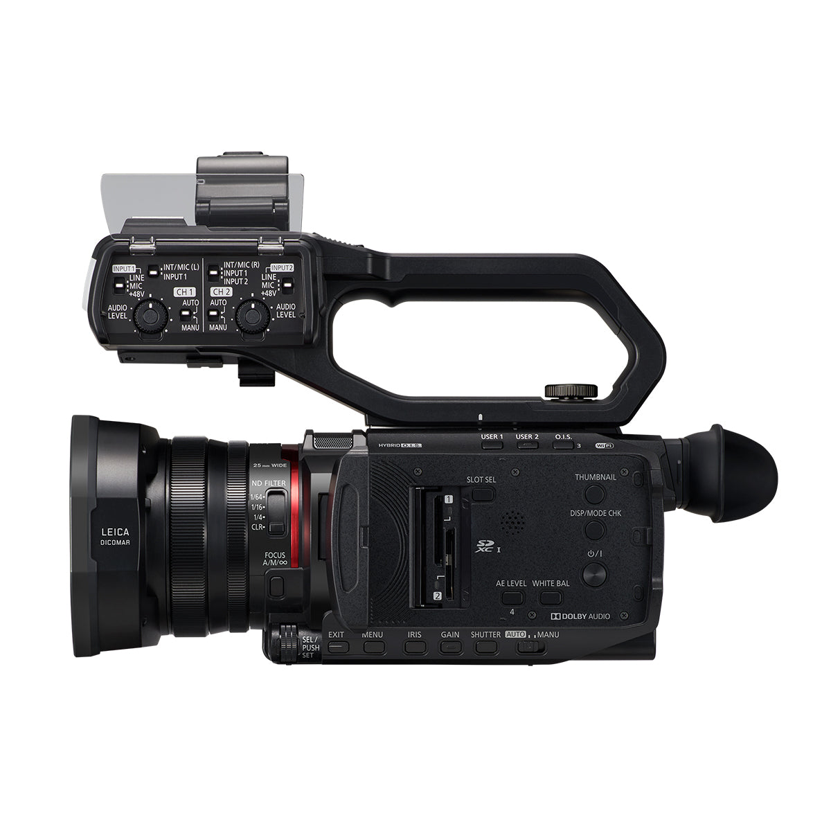 Panasonic HC-X2000 UHD 4K 3G-SDI/HDMI Pro Camcorder with 24x Zoom