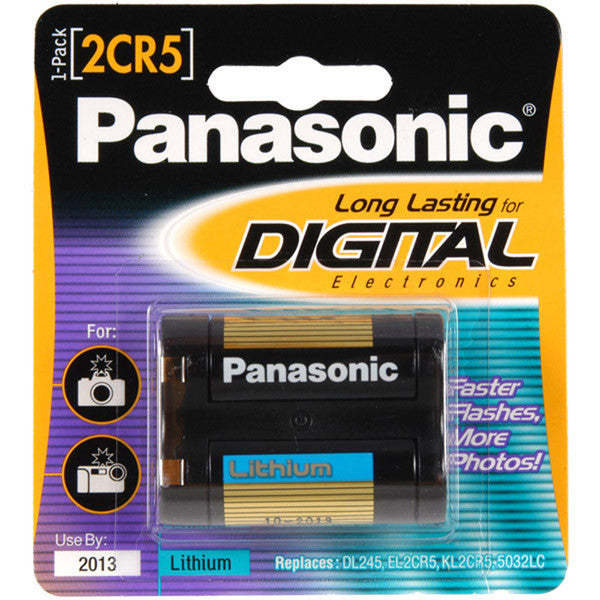 Panasonic 2CR5 Battery, camera batteries & chargers, Sanyo - Pictureline 