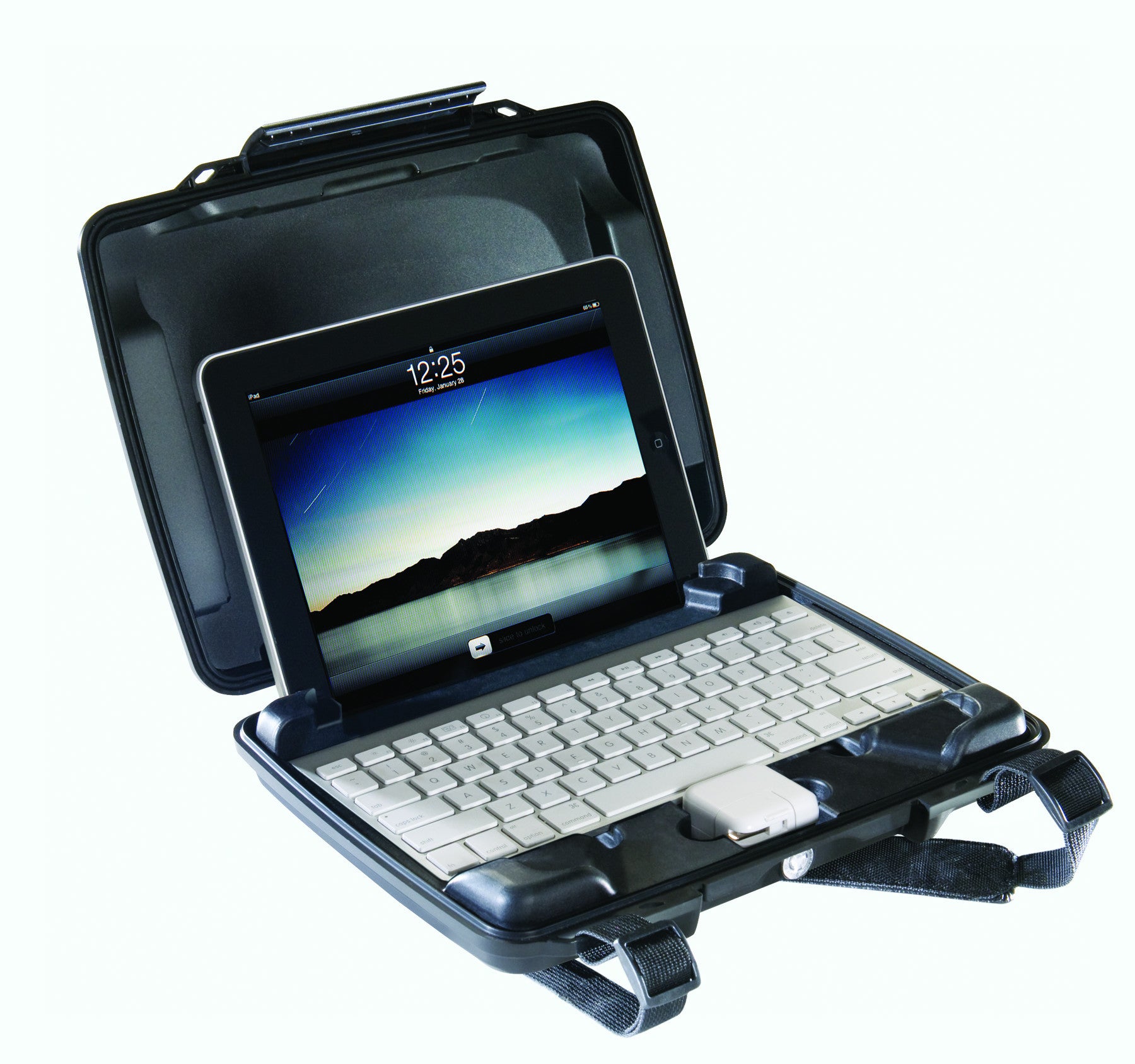 Pelican i1075 Hardback Case w/iPad Insert Black, bags accessories, Pelican - Pictureline 