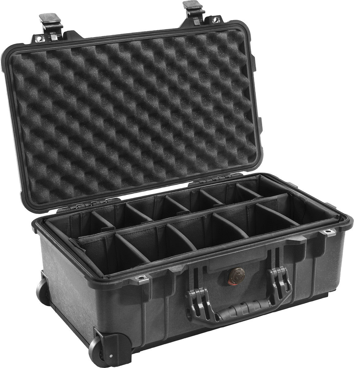 Pelican 1510 Carry On Case Black / Dividers, bags hard cases, Pelican - Pictureline  - 2