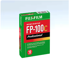 Fujifilm FP-100C Professional Instant Color Film (3.25x4.25, 10 Expsoure)