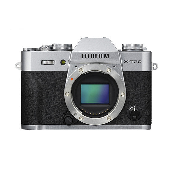 Fujifilm X-T20 Mirrorless Digital Camera Body (Silver), camera mirrorless cameras, Fujifilm - Pictureline  - 1