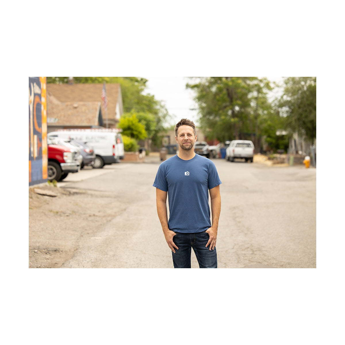 pictureline Apparel: Spring 2020 Short Sleeve Shirt Medium (Blue)