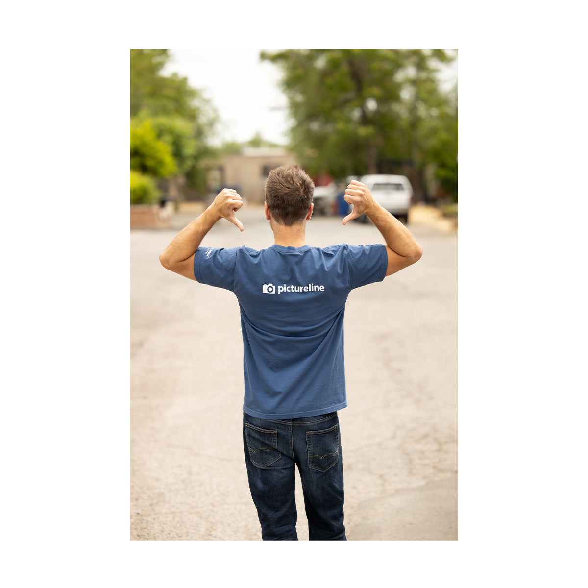 pictureline Apparel: Spring 2020 Short Sleeve Shirt Large (Blue)