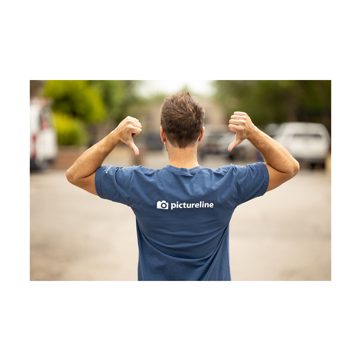 pictureline Apparel: Spring 2020 Short Sleeve Shirt Medium (Blue)