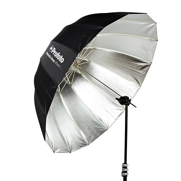 Profoto Umbrella Deep Silver L (130cm/51""), lighting umbrellas, Profoto - Pictureline 