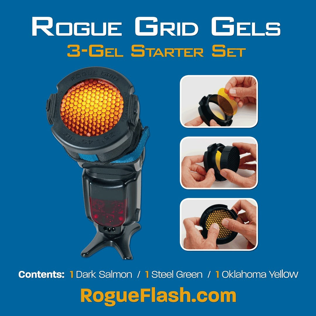 Rogue Grid 3-in-1 Stacking Grid System with Pouch, lighting barndoors and grids, Rogue - Pictureline  - 3