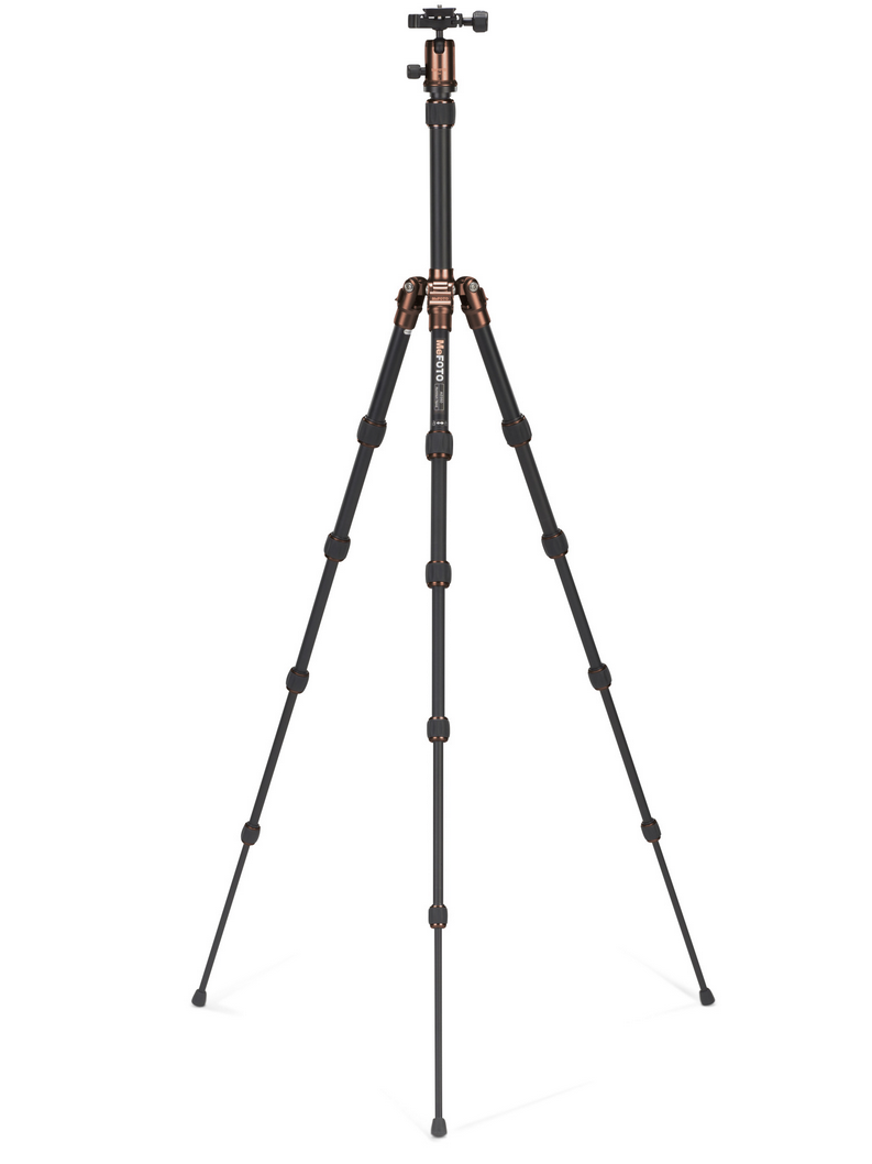 MeFOTO BackPacker Tripod Kit (Chocolate), tripods travel & compact, MeFOTO - Pictureline  - 2