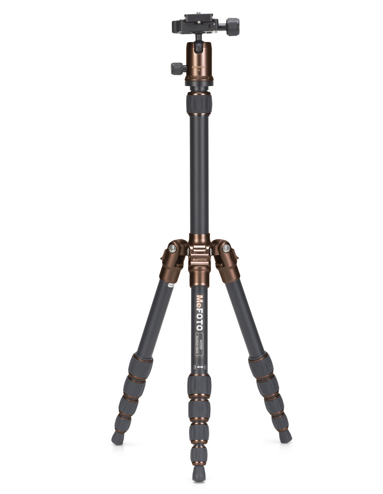 MeFOTO BackPacker Tripod Kit (Chocolate), tripods travel & compact, MeFOTO - Pictureline  - 1