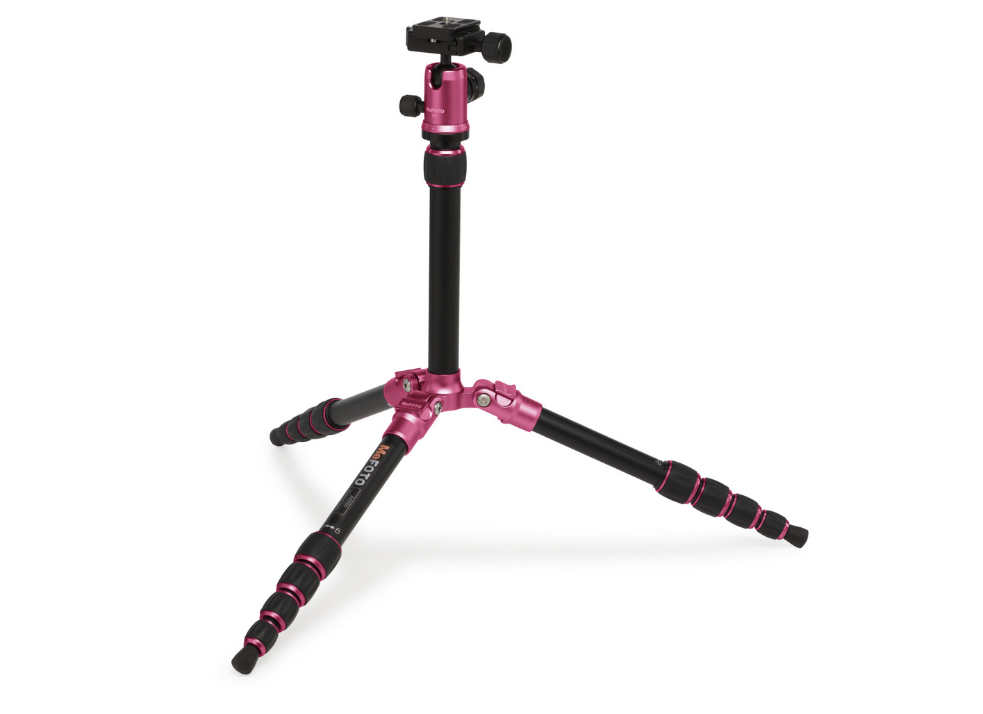 MeFOTO BackPacker Tripod Kit (Hot Pink), tripods travel & compact, MeFOTO - Pictureline  - 3
