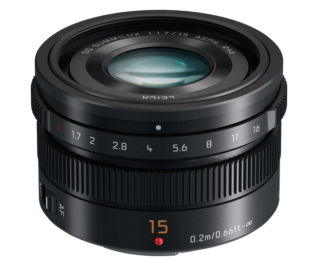 Panasonic Lumix 15mm f1.7 Summilux Four Third Lens, lenses mirrorless, Panasonic - Pictureline  - 1