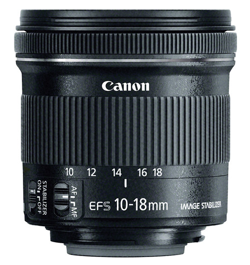 Canon EF-S 10-18mm f/4.5-5.6 IS STM Lens, lenses slr lenses, Canon - Pictureline  - 1