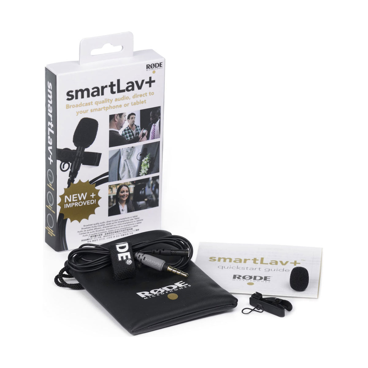 RODE smartLav+ Omnidirectional Lavalier for Smartphones with TRRS Connections *OPEN BOX*