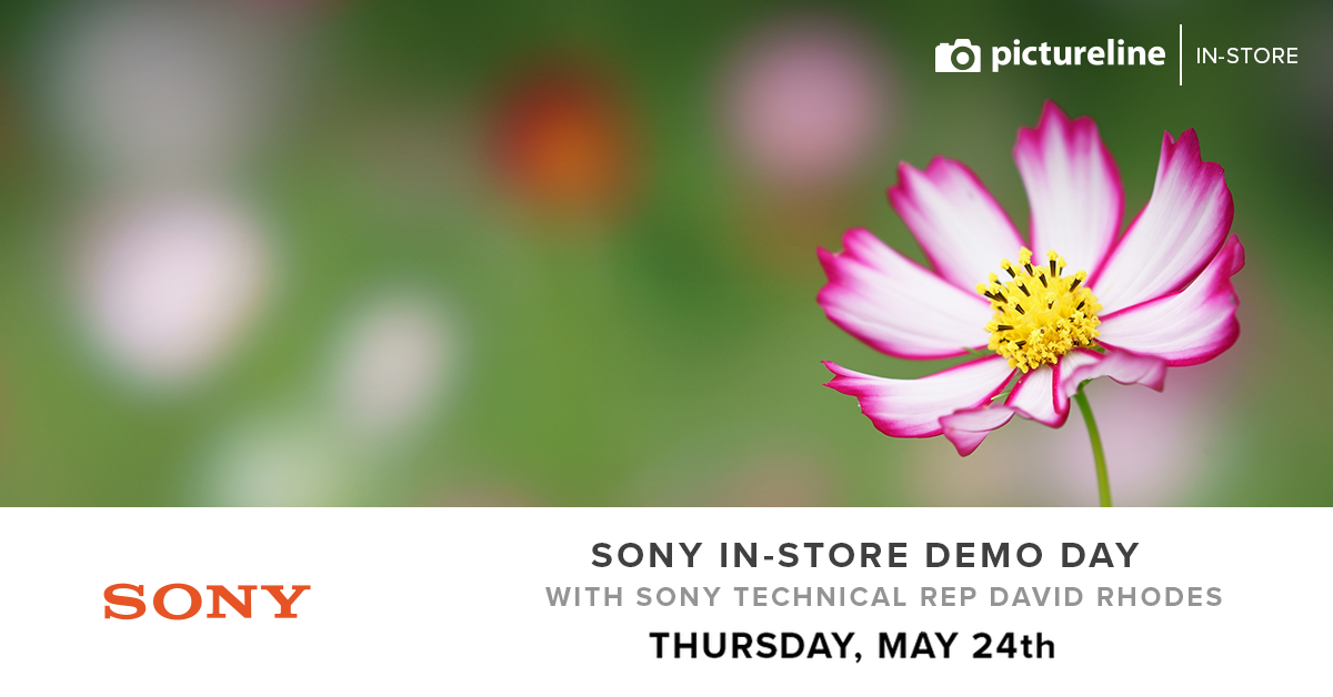 Sony In-Store Demo Day with Sony Technical Rep David Rhodes (May 24th, Thursday)