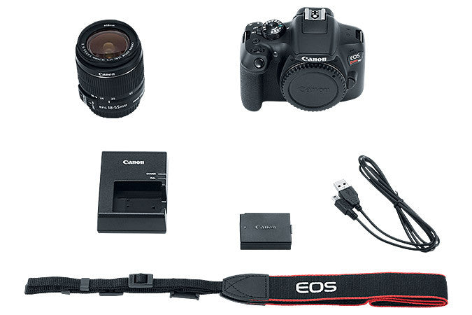Canon EOS Rebel T6 18-55mm IS II Kit (Black), camera dslr cameras, Canon - Pictureline  - 5