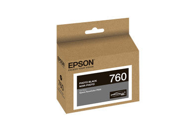 Epson T760120 P600 Photo Black Ink Cartridge (760), printers ink small format, Epson - Pictureline 