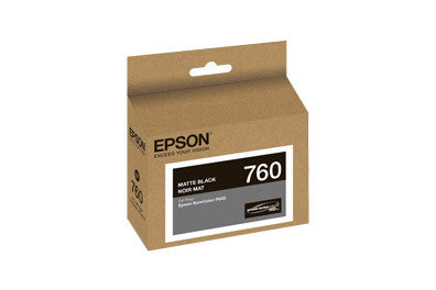 Epson T760820 P600 Matte Black  Ink Cartridge (760), printers ink small format, Epson - Pictureline 