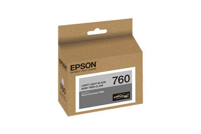 Epson T760920 P600 Light Light Black Ink Cartridge (760), printers ink small format, Epson - Pictureline 