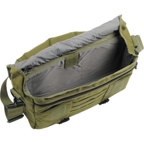 Tenba Small Camera/Laptop Messenger Bag (Olive), discontinued, Tenba - Pictureline  - 2