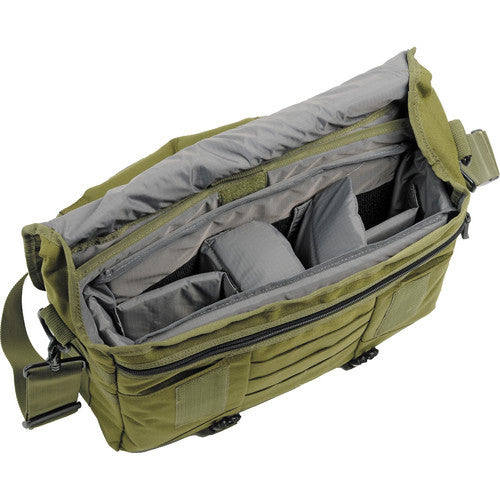 Tenba Small Camera/Laptop Messenger Bag (Olive), discontinued, Tenba - Pictureline  - 3