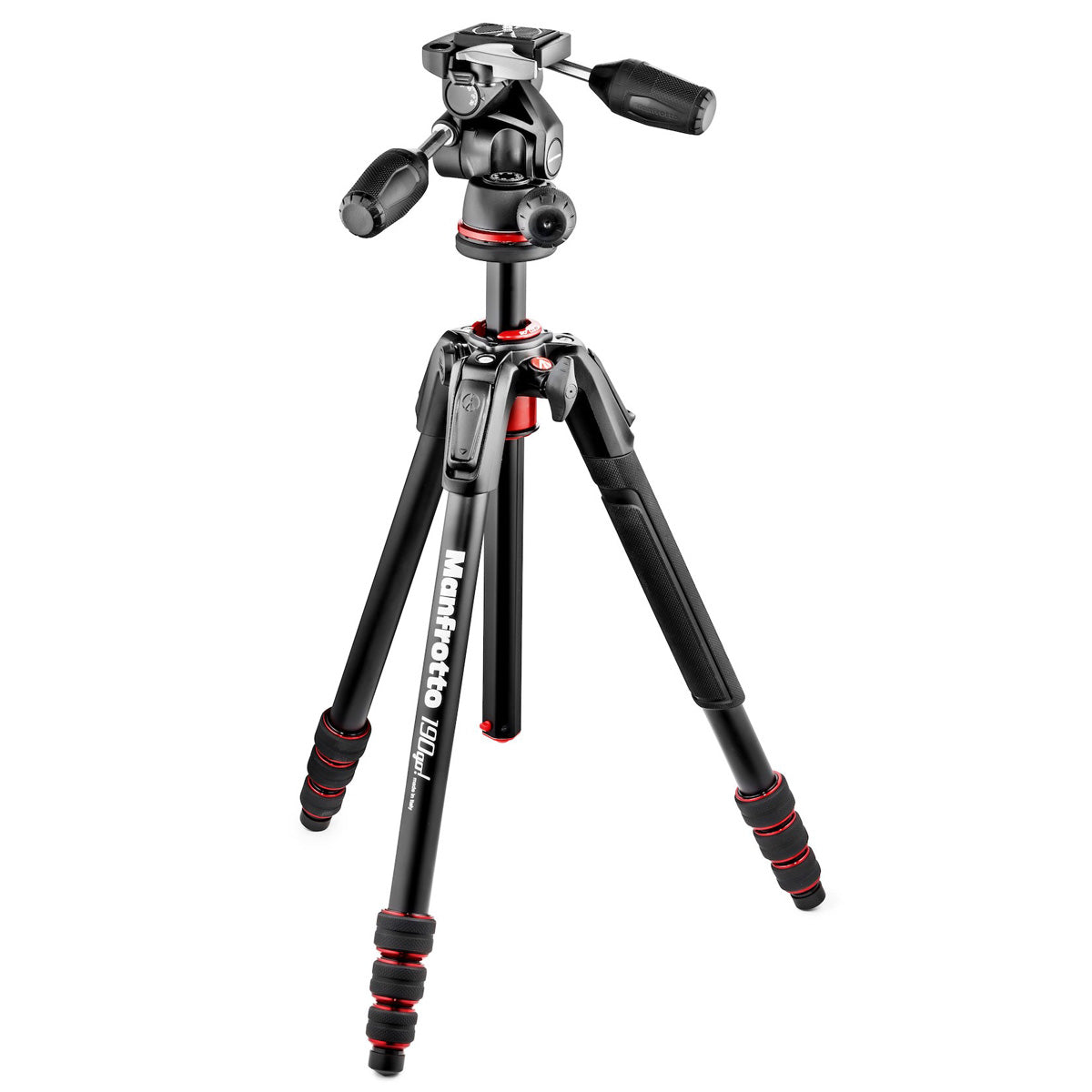 Manfrotto 190go! Aluminum 4 Section Tripod with 3 Way Head