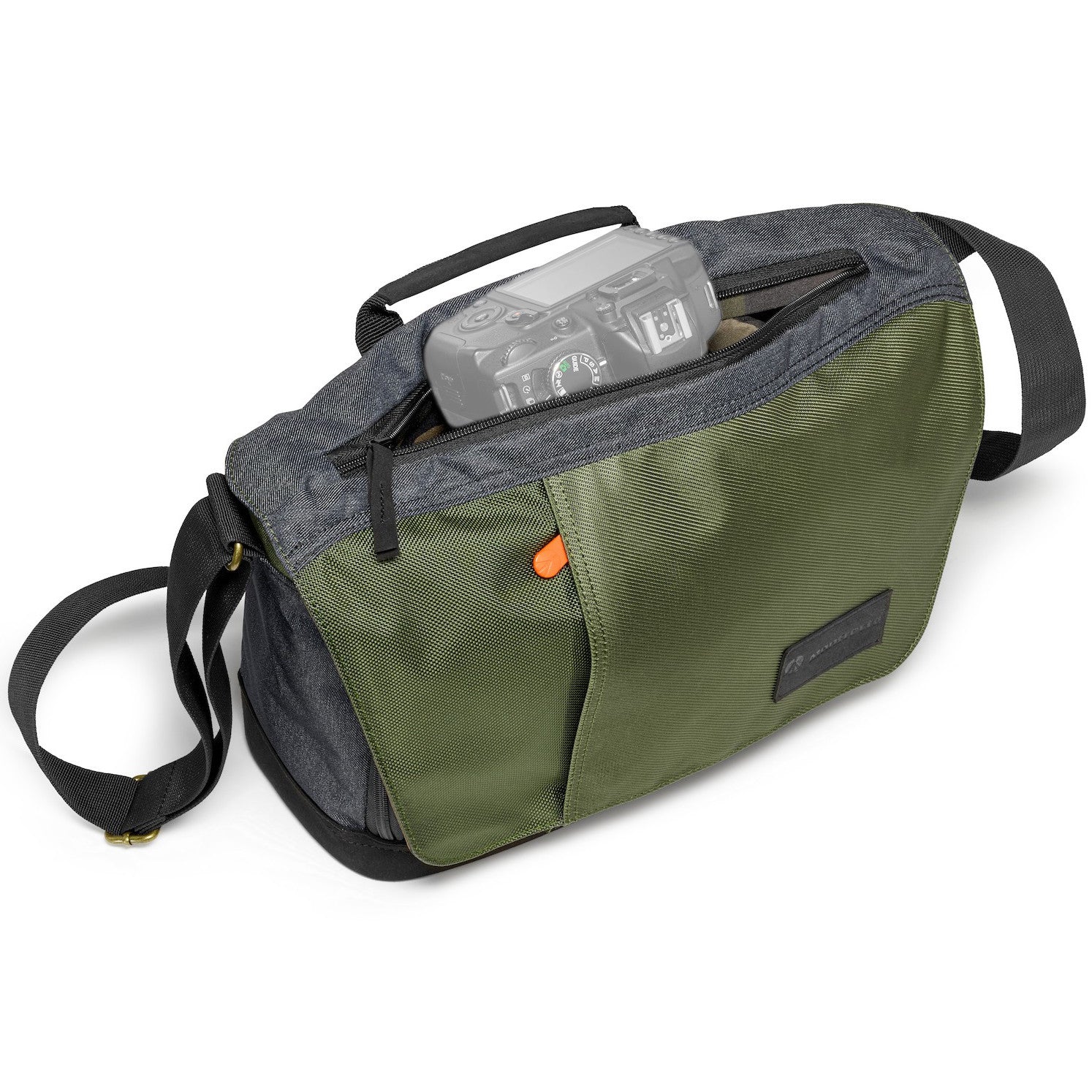Manfrotto Street Messenger Bag for CSC or DSLR (Green and Grey), bags shoulder bags, Manfrotto - Pictureline  - 2