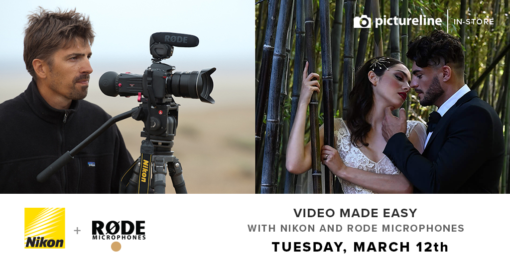 Video Made Easy with Nikon and RODE Microphones (March 12th, Tuesday)
