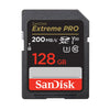 SanDisk 128GB Extreme PRO UHS-I SDXC (V30) Memory Card 200 MB/s