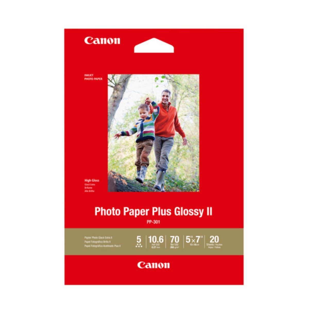 Canon Photo Paper Plus G II 5x7 20