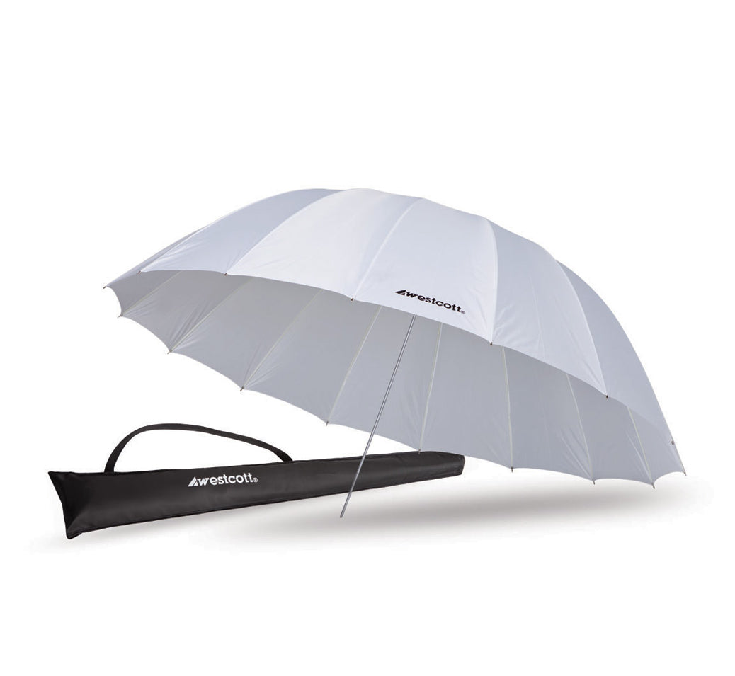 Westcott 7' Parabolic Umbrella White Diffusion, lighting umbrellas, Westcott - Pictureline  - 1