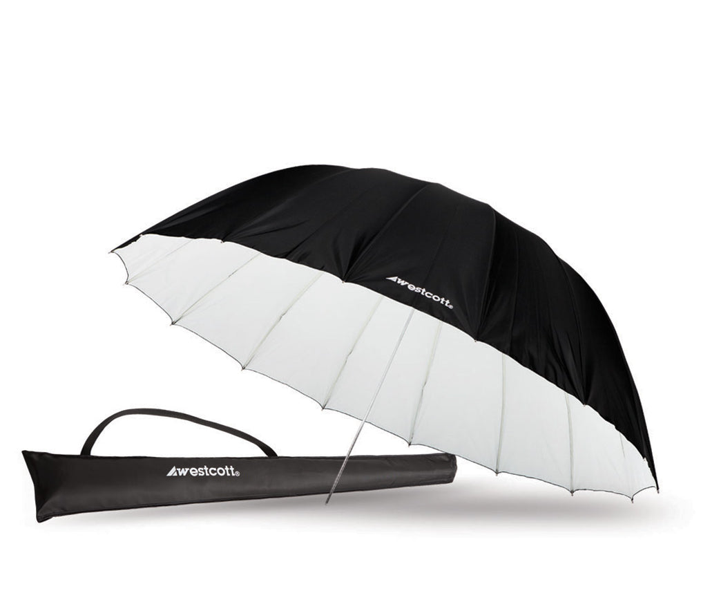Westcott 7' Parabolic Umbrella White/Black Diffusion, lighting umbrellas, Westcott - Pictureline  - 5