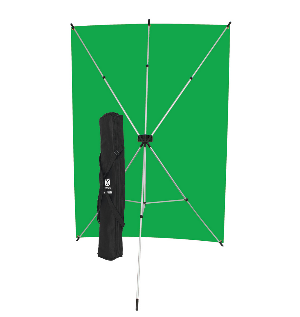 Westcott X-Drop Kit (5 x 7', Green Screen), lighting backgrounds & supports, Westcott - Pictureline  - 1