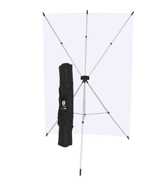 Westcott X-Drop Kit with White 5 x 7' and FREE Black 5x7 Backdrop