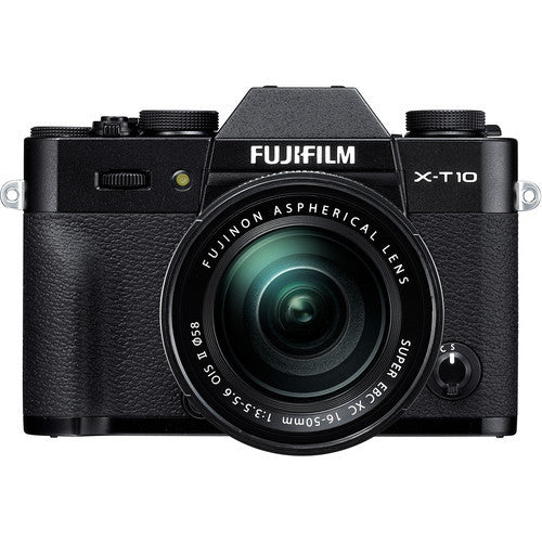 Fujifilm X-T10 Mirrorless Digital Camera with 16-50mm Lens (Black), discontinued, Fujifilm - Pictureline 