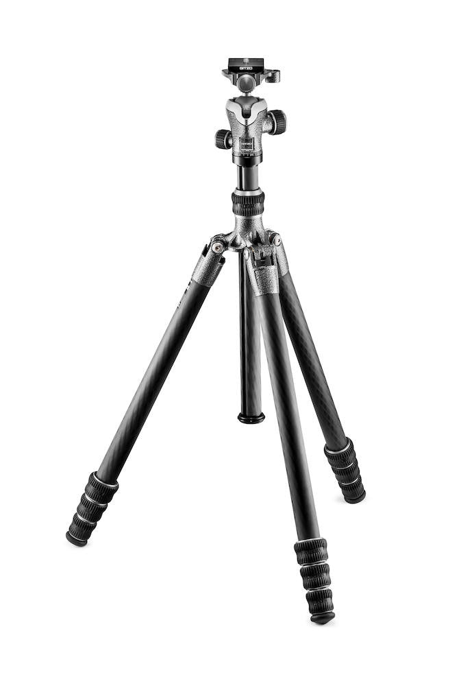 Gitzo GK1545T-82TQD Series 1 Traveler Carbon Fiber Tripod with Center Ball Head, tripods travel & compact, Gitzo - Pictureline  - 1